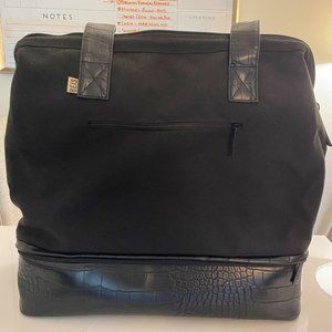 Beis The Convertible Mini Weekender in Black